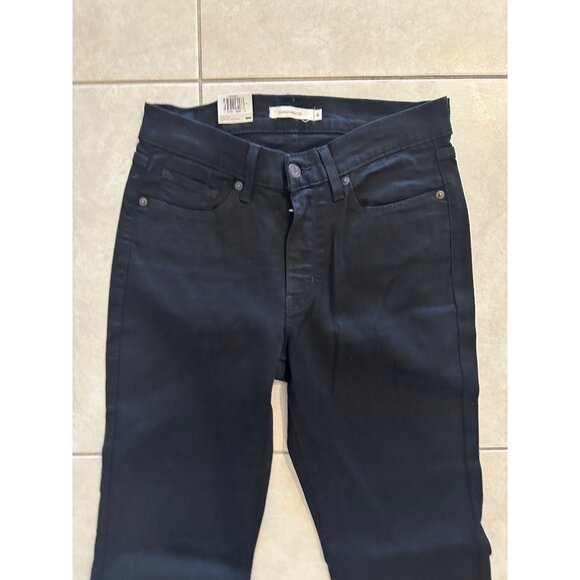 LEVIS 501 Classic Bootcut Black Mid Rise Jeans Size 4 NEW - Picture 5 of 8